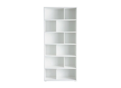 Biblioth&egrave;que design bois blanc L92 cm EPURE