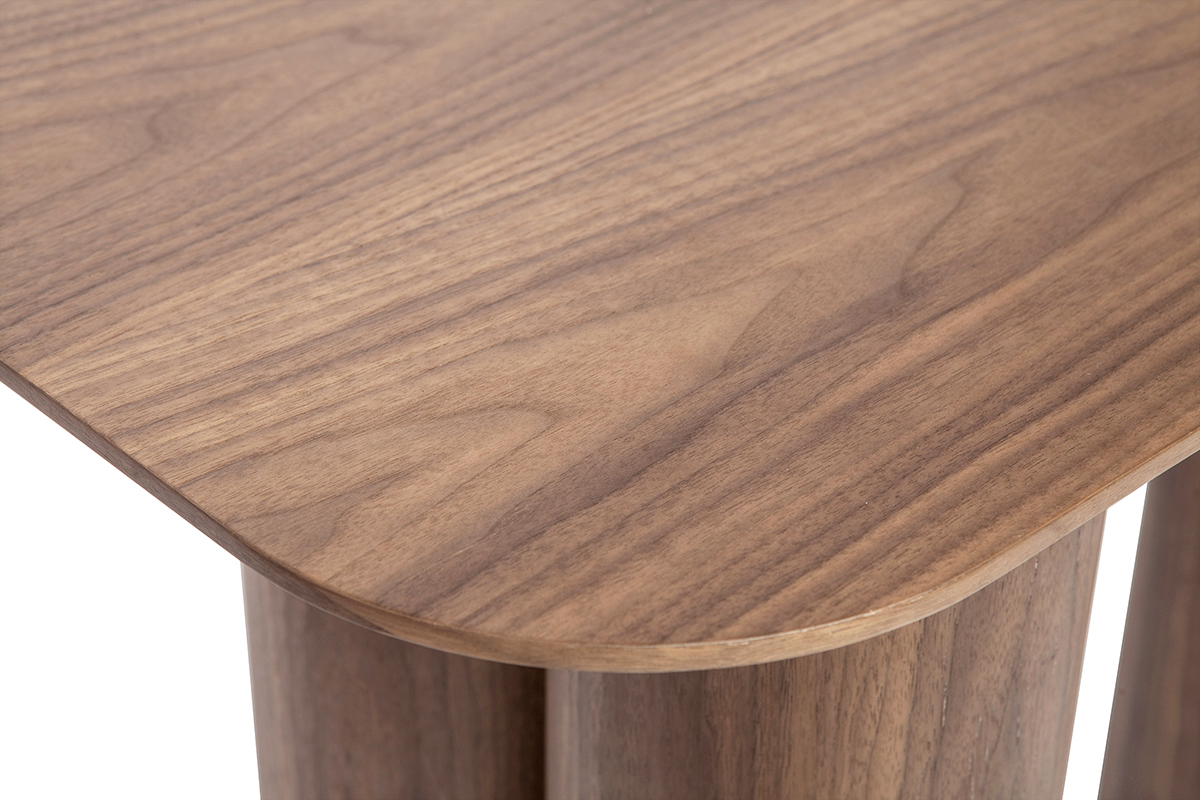 Console design en bois fonc� L100 cm FOLEEN