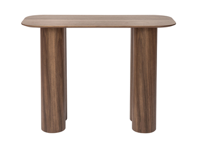 Console design en bois fonc&eacute; L100 cm FOLEEN