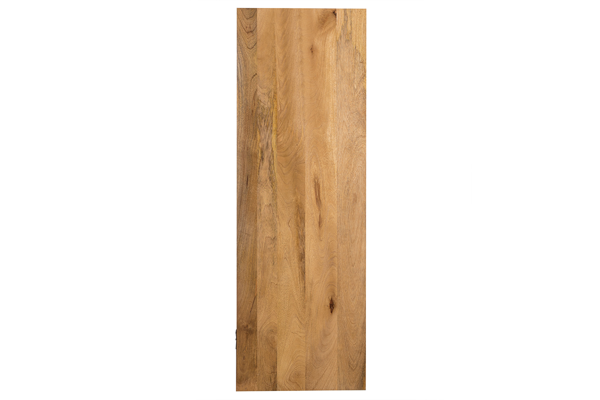 �tag�re murale industrielle en bois manguier massif L28 cm YPSTER