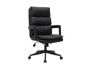 Fauteuil de bureau &agrave; roulettes noir SAEL