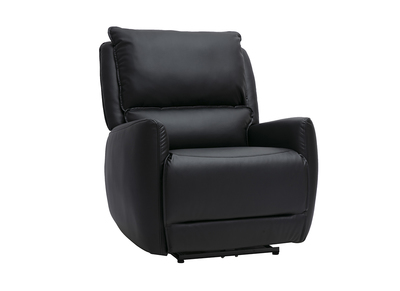 Fauteuil relax &eacute;lectrique noir RACHEL