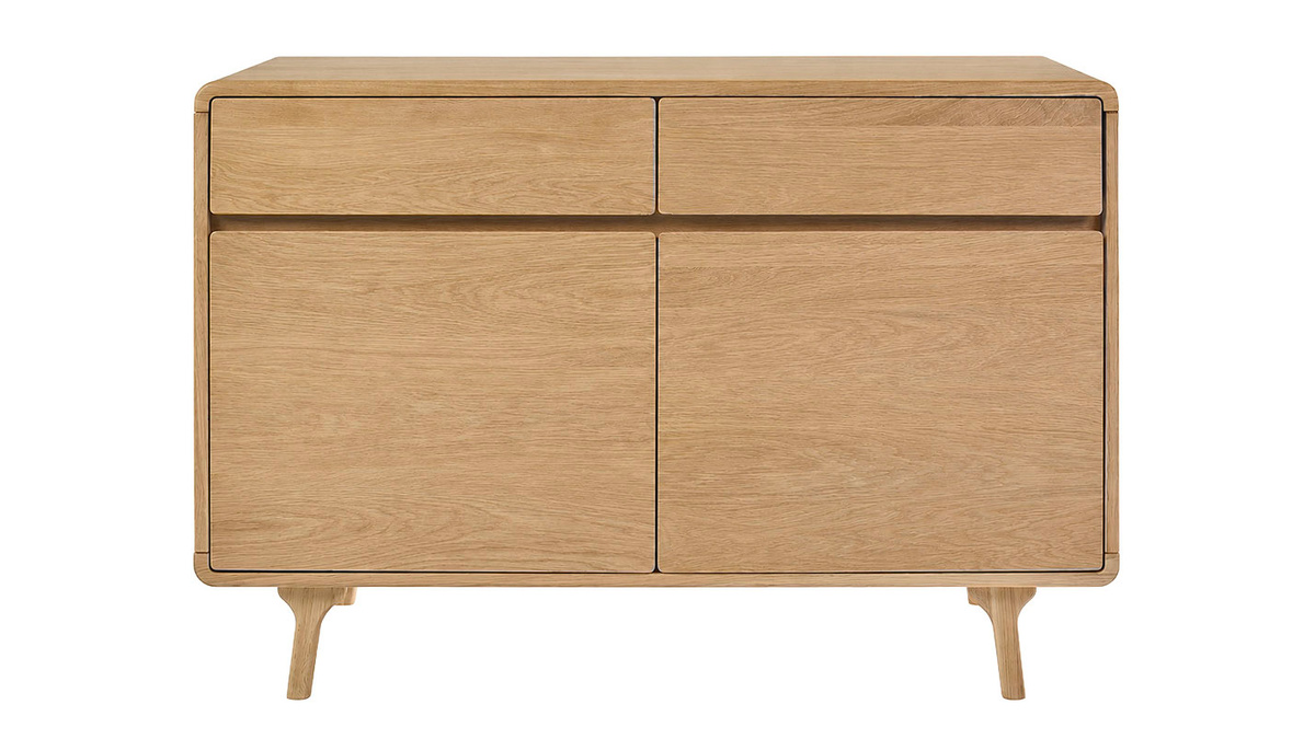 Meuble de salle de bain en bois ch�ne massif L120 cm ESTEBAN