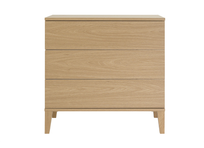 Meuble de salle de bain finition bois ch&ecirc;ne L80 cm FREDDY