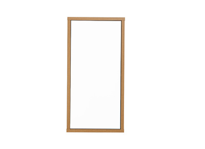 Rangement mural finition blanche et bois clair ch&ecirc;ne L30 cm FLEXO