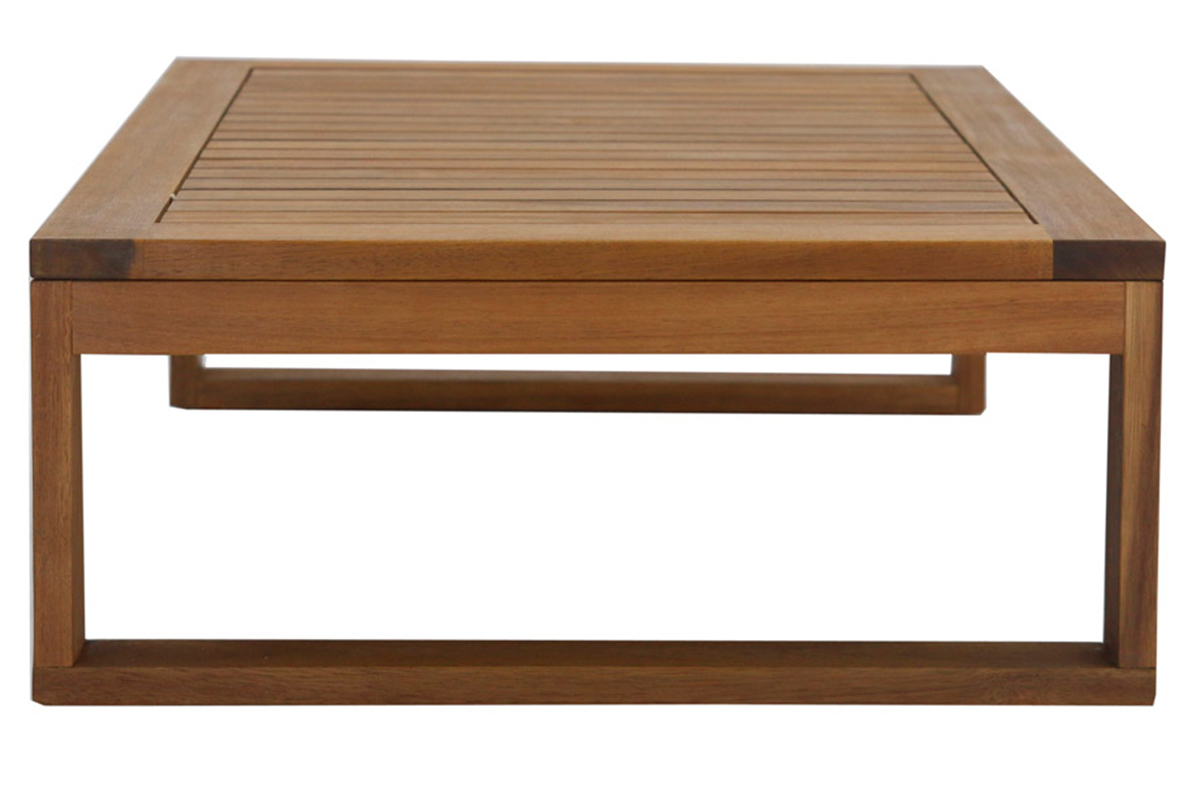 Salon de jardin d'angle 6-8 places en bois massif avec coussins d�houssables taupe SALSA
