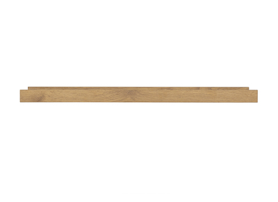 Support mural cadres photos finition bois clair ch&ecirc;ne L75 cm ALTA&Iuml;