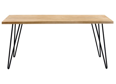 Table &agrave; manger en bois manguier massif L160 cm VIBES