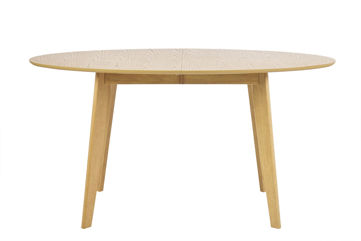 Table � manger extensible ovale en bois clair L150-200 cm MARIK