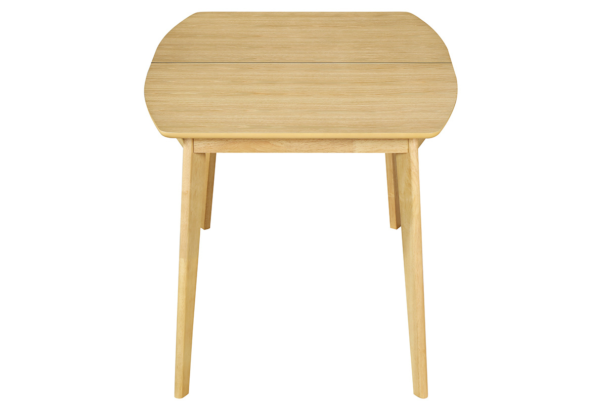 Table � manger extensible scandinave en bois clair L150-200 LEENA