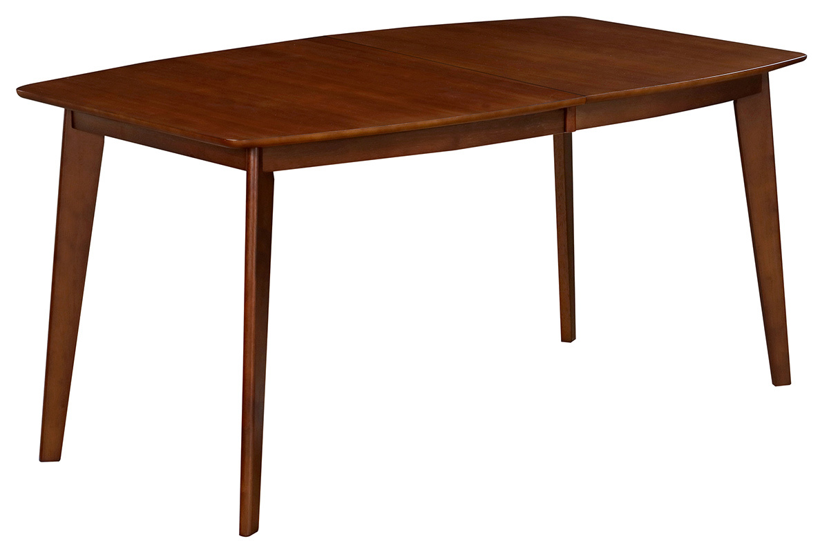 Table � manger extensible scandinave noyer L150-200 cm LEENA