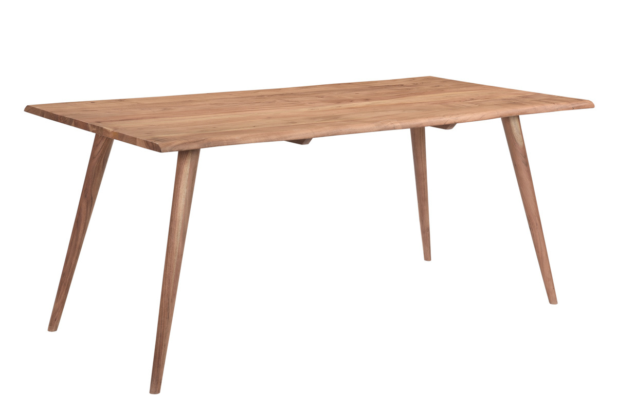 Table � manger rectangulaire en bois massif L175 cm SAVANA