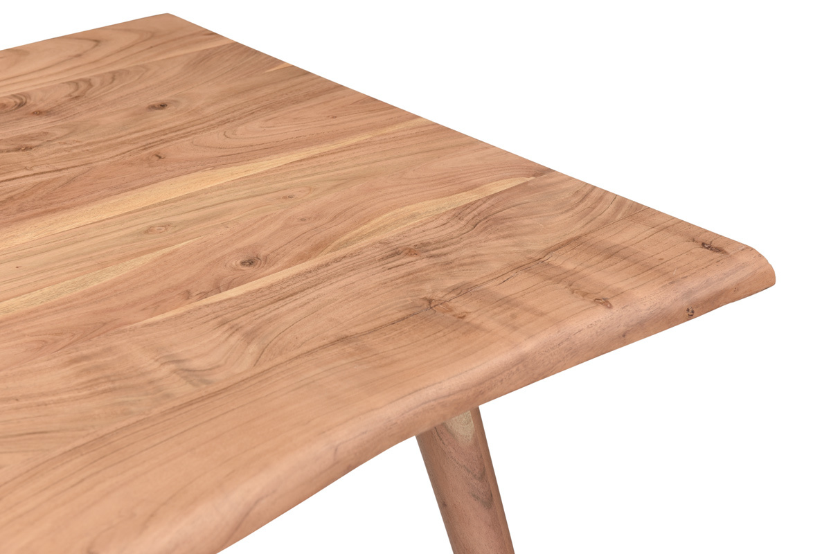 Table � manger rectangulaire en bois massif L175 cm SAVANA