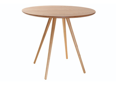 Table &agrave; manger ronde bois clair D90 cm ARTIK