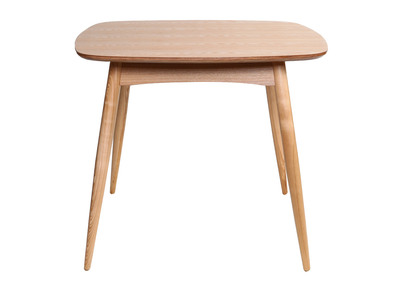Table &agrave; manger scandinave carr&eacute;e fr&ecirc;ne naturel L90 cm BALTIK