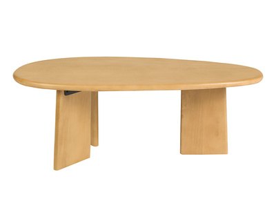 Table basse design en bois manguier massif L100 cm WONKA
