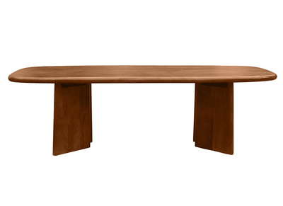 Table basse rectangulaire en bois manguier massif teint&eacute; L120 cm SOTA