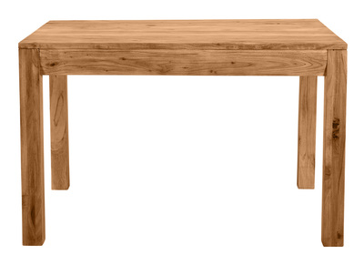 Table extensible rallonges int&eacute;gr&eacute;es rectangulaire en bois massif L120-210 cm BALTO
