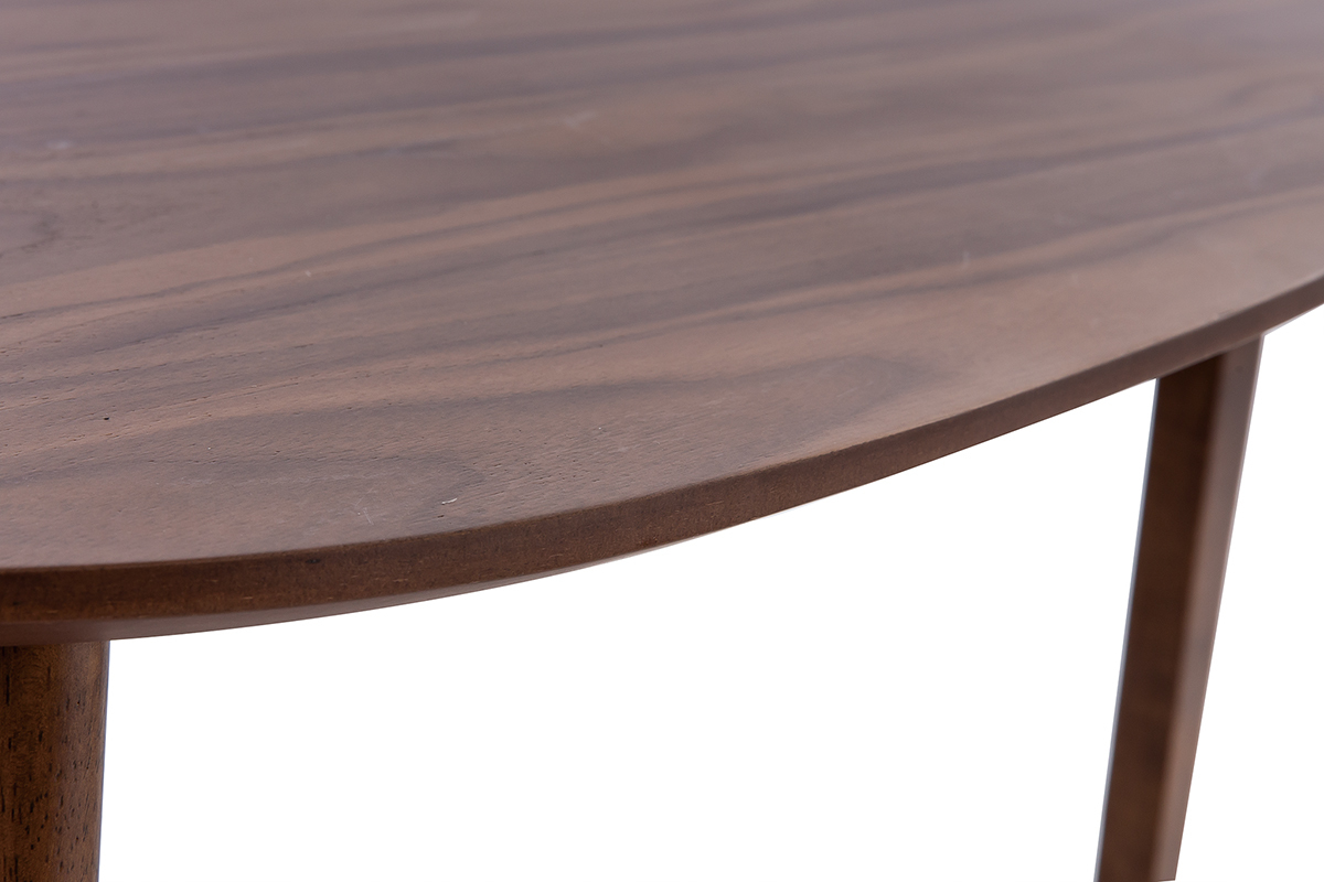 Tables basses gigognes scandinaves bois fonc� noyer (lot de 2) ARTIK