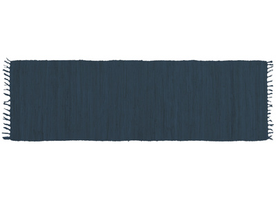 Tapis de couloir bleu fonc&eacute; 60 x 200 cm AUBAGNE