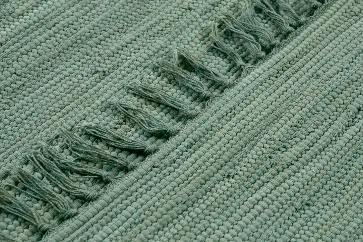 Tapis de couloir vert c�ladon 60 x 200 cm AUBAGNE