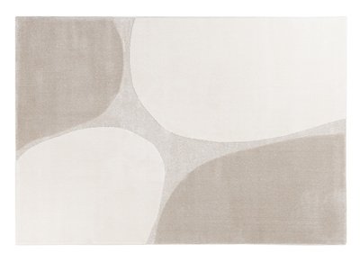 Tapis rectangulaire beige 160 x 230 cm LUMA