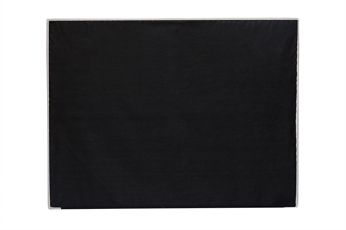 T�te de lit en tissu beige L160 cm AVAH
